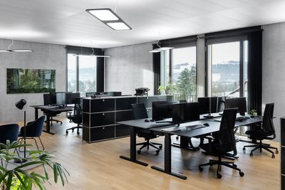 Tende a strisce verticali, SG 2960, Colorama 2, Office, Bern, Switzerland
